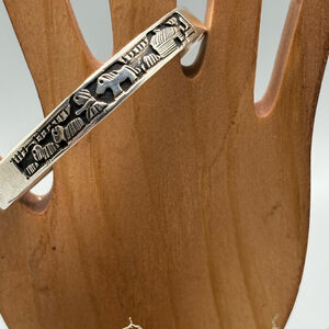 Vintage Navajo Storyteller Bracelet Cuff by RMB
